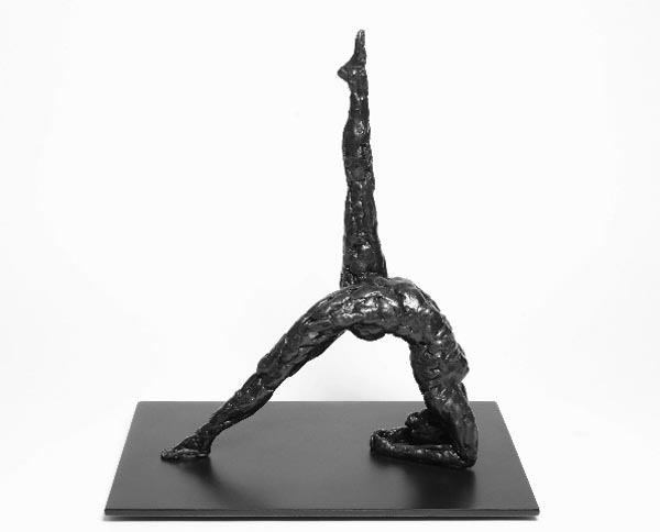 Inverted Staff Pose, Bronze
