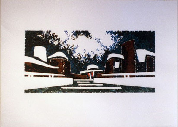 Norton Simon Art Museum, Acrylic on paper