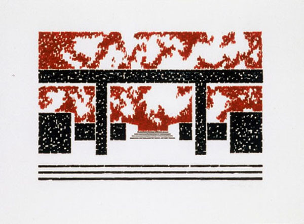 Space 2, Acrylic on paper