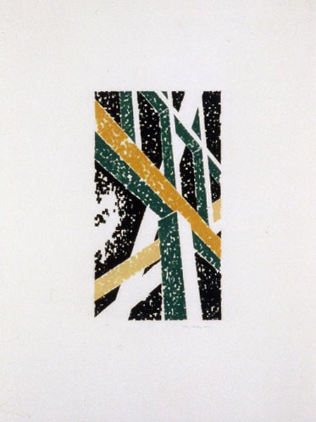 Construction, Acrylic on paper