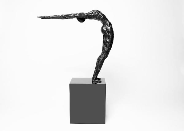 Salute to the Sun Pose, Bronze