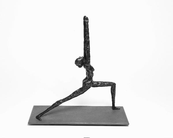 Warrior I Pose, Bronze